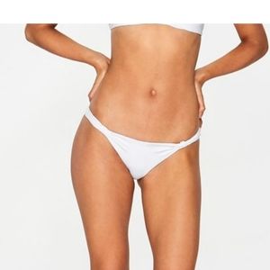 L*Space Sundrop off white Bikini Bottom in White